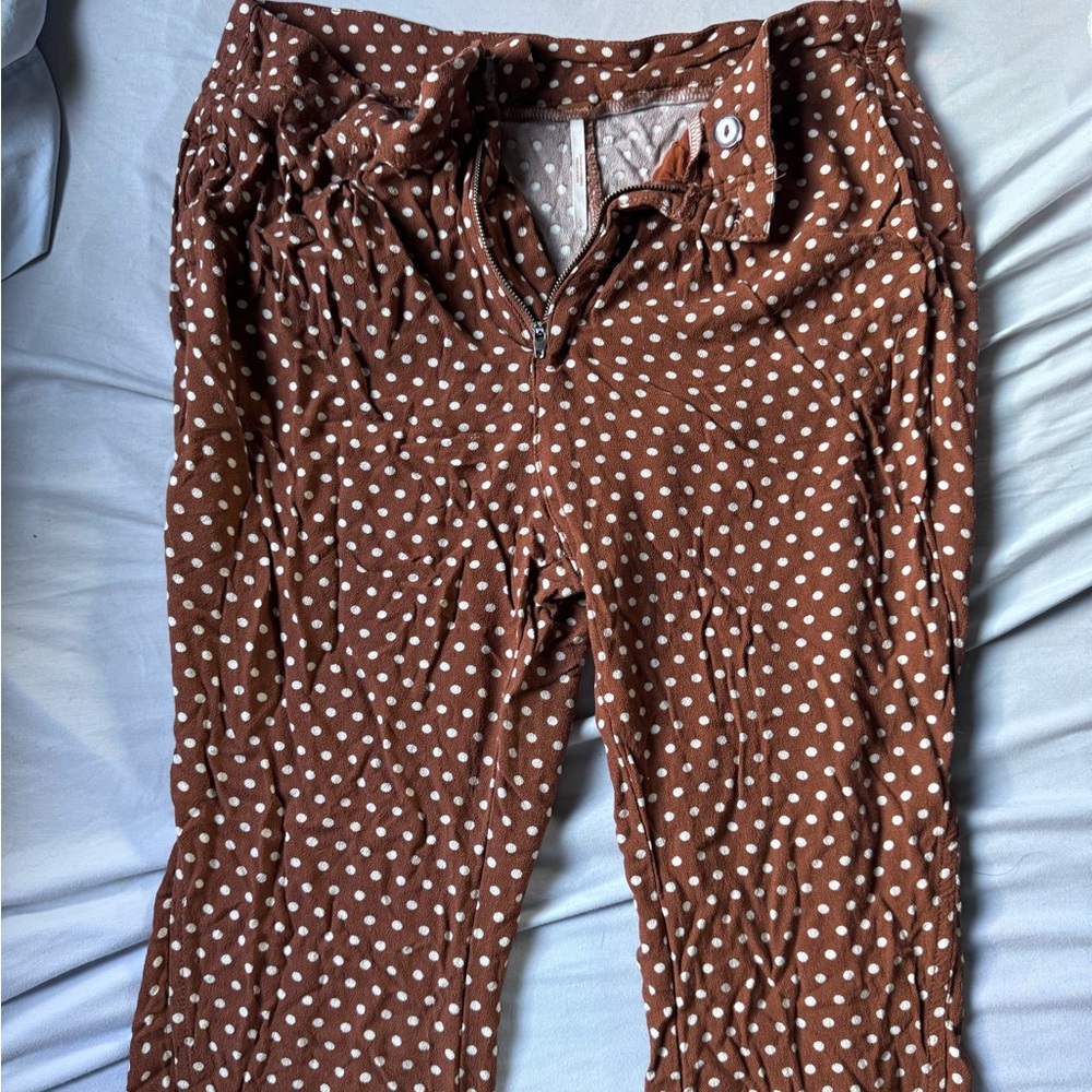Free People Flare Print Pants